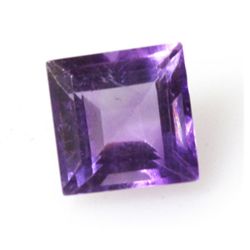 Natural 3.5ctw Amethyst Square 10mm Stone