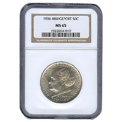 Certified Commemorative Half Dollar Bridgeport 1936 MS6