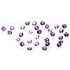 Image 1 : Natural 12.53ctw Amethyst Round Stone 4.5 to 8 (30)