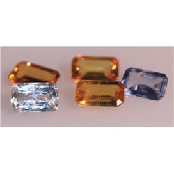 1.46 CTW MULTISAPPHIRE EMERALDCUT 3X5mm