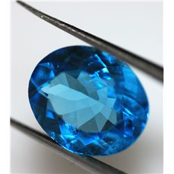 7.6 CTW BLUE TOPAZ OVAL 10X14MM