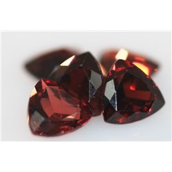 6.51 CTW TRILLION CUT GARNET 7MM (5)
