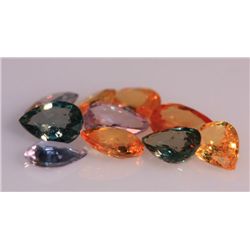7.12 CTW MIX SAPPHIRE PEARSHAPE 5X7mm