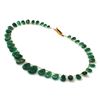 Image 1 : Natural Emeralds Graduated Necklace 109.00 ctw