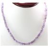 Image 1 : Amethyst beads 99.46 ctw Necklace