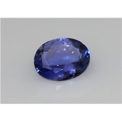 2.44 CTW TANZANITE OVAL 7X9.5MM