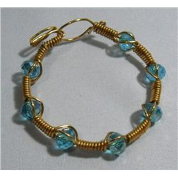 50.00CTW ALUMINUM WIRED CRYSTAL BRACELET