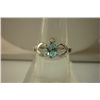 8.90 ctw Blue Topaz  Ring .925 Sterling Silver