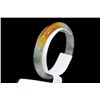CHINESE YELLOW AND WHITE JADE BIG BANGLE