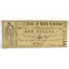 Image 1 : 1866 $1 STATE OF NORTH CAROLINA NOTE