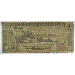 1896 $1 SILVER CERTIFICATE "EDUCATIONAL"
