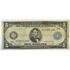 Image 1 : 1914 $5 FEDERAL RESERVE NOTE