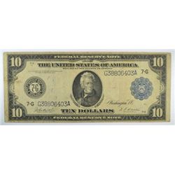 1914 $10 FEDERAL RESERVE NOTE