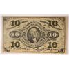 Image 1 : 1863 TEN CENT FRACTIONAL NOTE AU