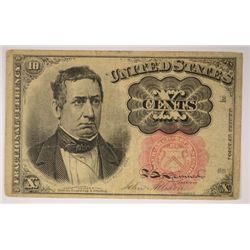 1874 TEN CENT FRACTIONAL NOTE