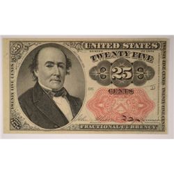 1874 TWENTY FIVE CENT FRACTIONAL NOTE