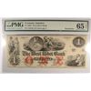 Image 1 : 18-- $1 WEST RIVER BANK NOTE JAMAICA, VT PMG 65 EPQ
