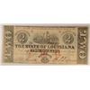 Image 1 : 1862 $2 STATE OF LOUISIANA