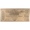 Image 2 : 1861 $10 CONFEDERATE STATES OF AMERICA NOTE CGA 8