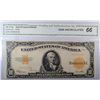 Image 1 : 1922 $10 GOLD CERT. CGS 66 GEM! SUPER!