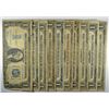 Image 1 : 10 1934 $1 SILVER CERTIFICATES "FUNNY BACK" (DAMAGED)
