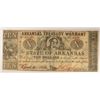 Image 1 : 1862 $10 STATE PF ARKANSAS NOTE