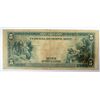 Image 2 : 1914  $5  STAR NOTE  RARE BLUE SEAL FEDERAL RESERVE NOTE   fine  est  $525-$550
