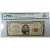 Image 1 : 1929  $5  National currency  FNB VALLEY FALLS KANSAS  PMG20 RARE NOTE