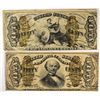 Image 1 : 1863 FIFTY CENT FRACTIONAL NOTE & 1863 FIFTY CENT FRACTIONAL NOTE VF