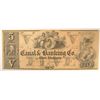 Image 1 : 18-- $5 CANAL & BANKING CO. NOTE