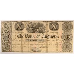 18-- $10 BANK OF AUGUSTA CU