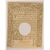 Image 1 : 1780 40 SHILLINGS COLONIAL CURRENCY