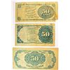 Image 2 : 1866, 1873, 1875 FIFTY CENT FRACTIONAL NOTES