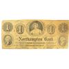 Image 1 : 1863 $1 NORTH HAMPTON BANK NOTE FINE