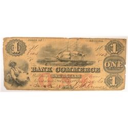 1867 $1 BANK OF COMMERCE NOTE