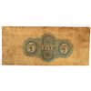 Image 2 : 1841 $5 BANK OF THE VALLEY IN VIRGINA NOTE