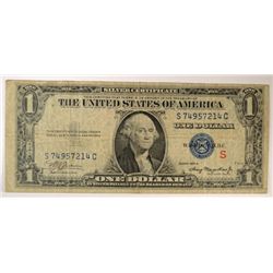 1935 A SILVER CERTIFICATE "S" EXPERIMENTAL NOTE FINE