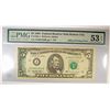Image 1 : 1995 $5 FEDERAL RESERVE NOTE MINT ERROR PMG 53 EPQ