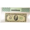 Image 2 : 1934 $10 FEDERAL RESERVE NOTE "MINT ERROR" PCGS 64