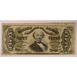 1863 FIFTY CENT US FRACTIONAL CURRENCY