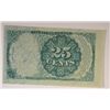 Image 2 : 1874 TWENTY-FIVE CENT US FRACTIONAL CURRENCY