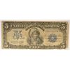 Image 1 : 1899 $5 SILVER CERTIFICATE "CHIEF" NOTE