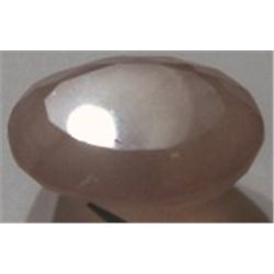 124.25 CARAT ROSE QUARTZ *BEAUTIFUL OVAL CUT  NATURAL GEMSTONE*!! GEMSTONE CAME OUT OF SAFE!!