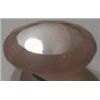 Image 1 : 124.25 CARAT ROSE QUARTZ *BEAUTIFUL OVAL CUT  NATURAL GEMSTONE*!! GEMSTONE CAME OUT OF SAFE!!