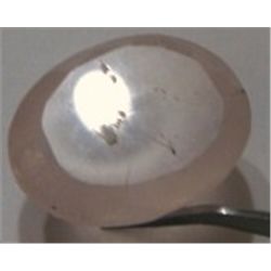 87.35 CARAT ROSE QUARTZ *BEAUTIFUL OVAL CUT  NATURAL GEMSTONE*!! GEMSTONE CAME OUT OF SAFE!!