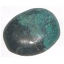9.10 CARAT NATURAL (UNTREATED) TURQUOISE *BEAUTIFUL OVAL COBACHAN CUT GEMSTONE*!!