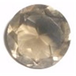 5.05 CARAT SMOKY QUARTZ (UNTREATED BRAZILIAN)*BEAUTIFUL ROUND CUT GEMSTONE*!! GEM CAME OUT OF SAFE!!