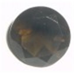 3.35 CARAT SMOKY QUARTZ (UNTREATED BRAZILIAN)*BEAUTIFUL ROUND CUT GEMSTONE*!! GEM CAME OUT OF SAFE!!