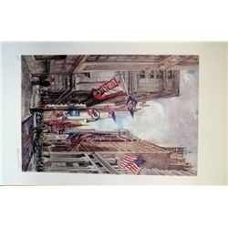 Kamil Kubik, Wall Street, Signed Serigraph
