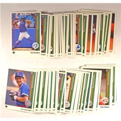 87  --  1989 Upper Deck Baseball Cards with RC and duplicates.